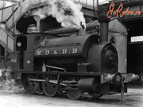 Железная дорога (поезда, паровозы, локомотивы, вагоны) - Танк-паровоз №26 типа 0-3-0 компании M.D.& H.B.