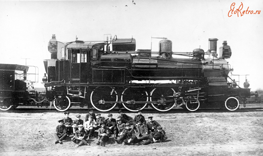 Железная дорога (поезда, паровозы, локомотивы, вагоны) - Полутанк-паровоз серии Пт.63 (с 1912 г. серия Ъх)