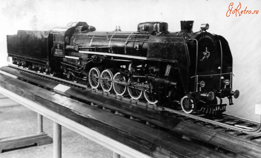 Железная дорога (поезда, паровозы, локомотивы, вагоны) - Модель паровоза ФД20-05
