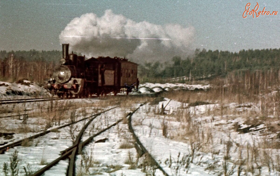 Железная дорога (поезда, паровозы, локомотивы, вагоны) - Паровоз серии О в работе