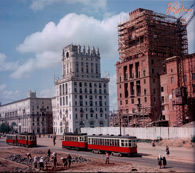Минск - Минск в 1952 году, строительство новых 