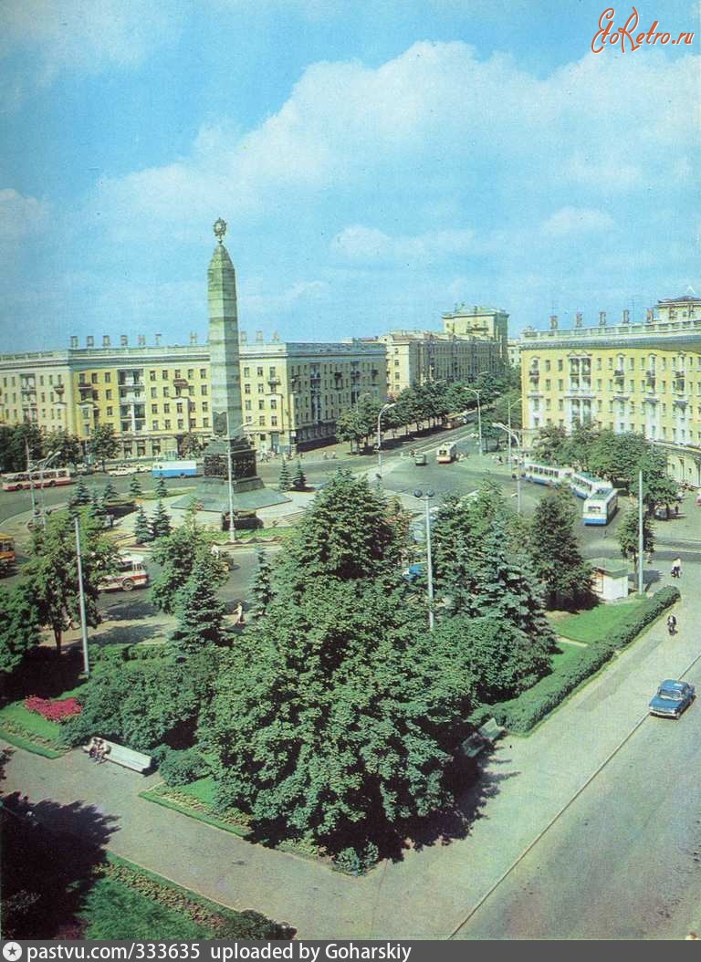 Минск - площадь Победы 1976—1978, Белоруссия, Минск