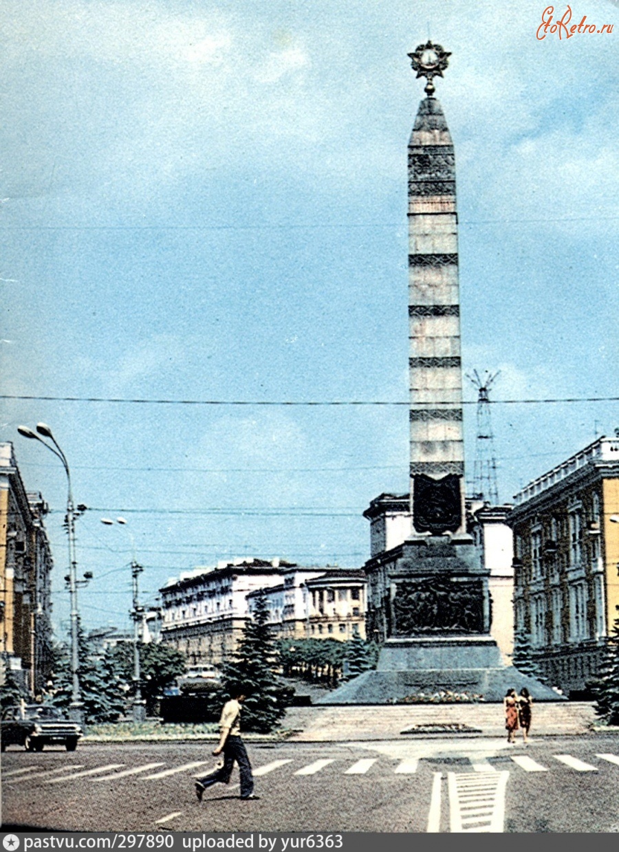 Минск - Минск, площадь Победы 1979, Белоруссия, Минск