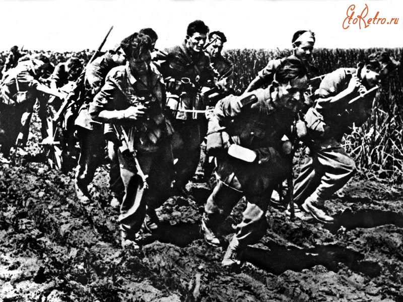 Войны (боевые действия) - Немецкие солдаты в донских степях.