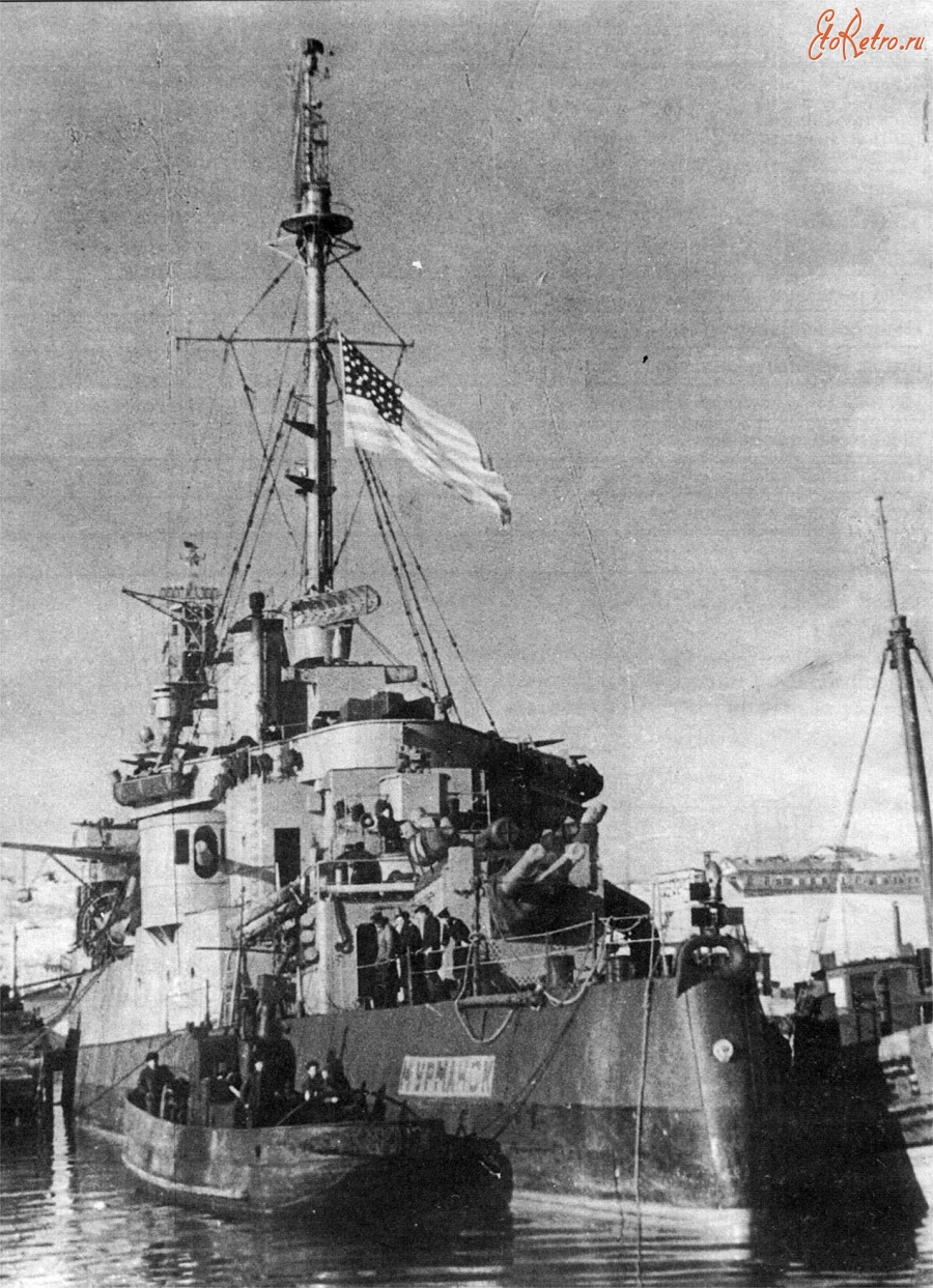 Корабли - Крейсер «Мурманск» под американским флагом