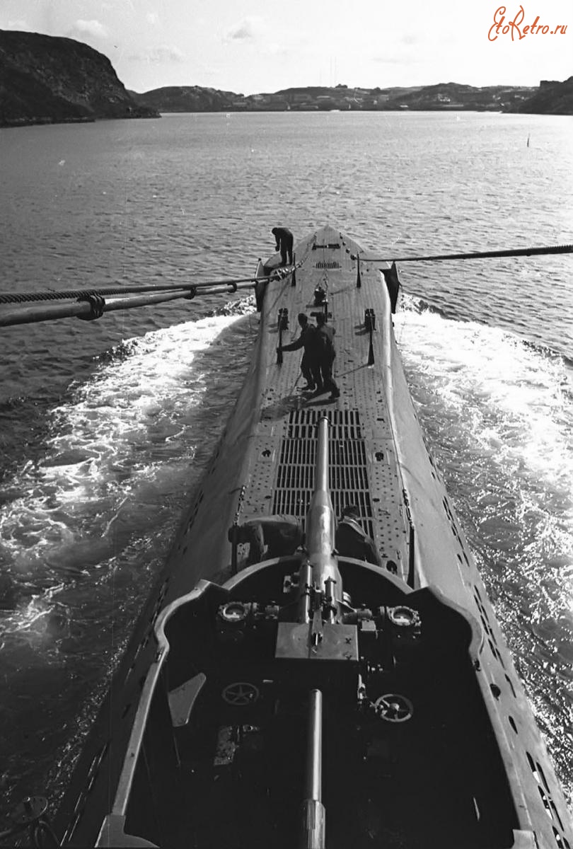 Корабли - Подводная лодка К-21 в Кольском заливе