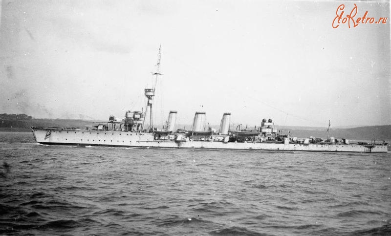 Корабли - Лёгкий крейсер «Аурора», типа «Аретьюза». 1913 г.