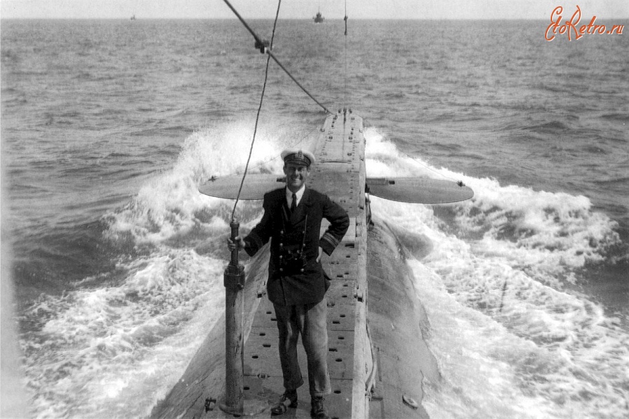 Корабли - Первый командир подводной лодки HMS Е-14 Эдвард Кортни Бойл.