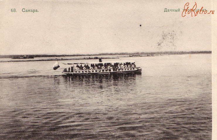 Корабли - Дачный пароходик на Волге в Самаре