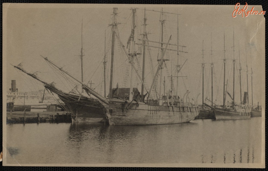 Корабли - Китобойный барк Грейхаунд, Нью-Бедфорд, 1900
