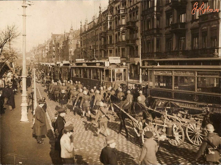 Гданьск - Гданськ. Французські миротворці в місті. 1920 р.