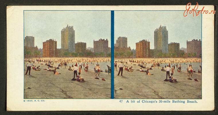 Чикаго - Чикагский Городской пляж, 1925
