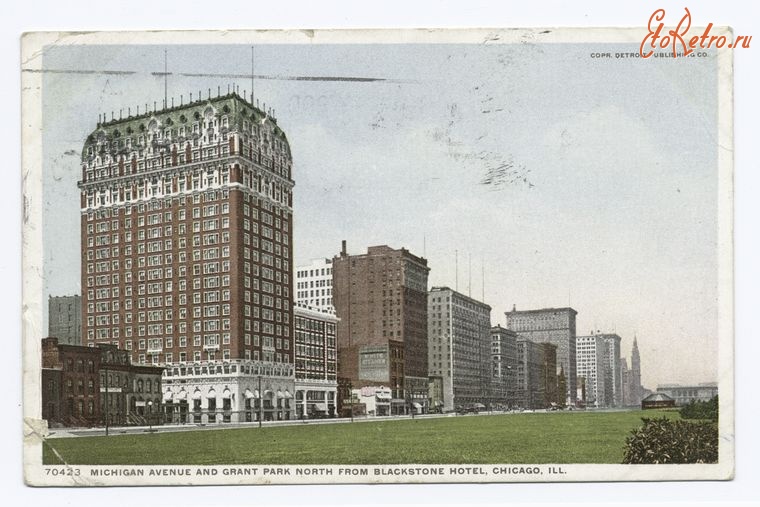 Чикаго - Мичиган Авеню и Гранд Парк, 1913-1918