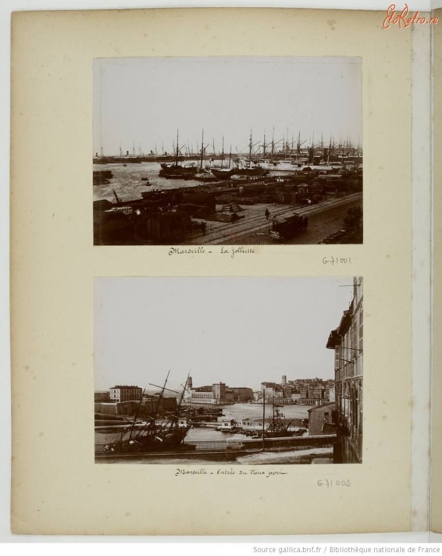 Марсель - Марсель. Корабли в порту. Буш-дю-Рон, 1898