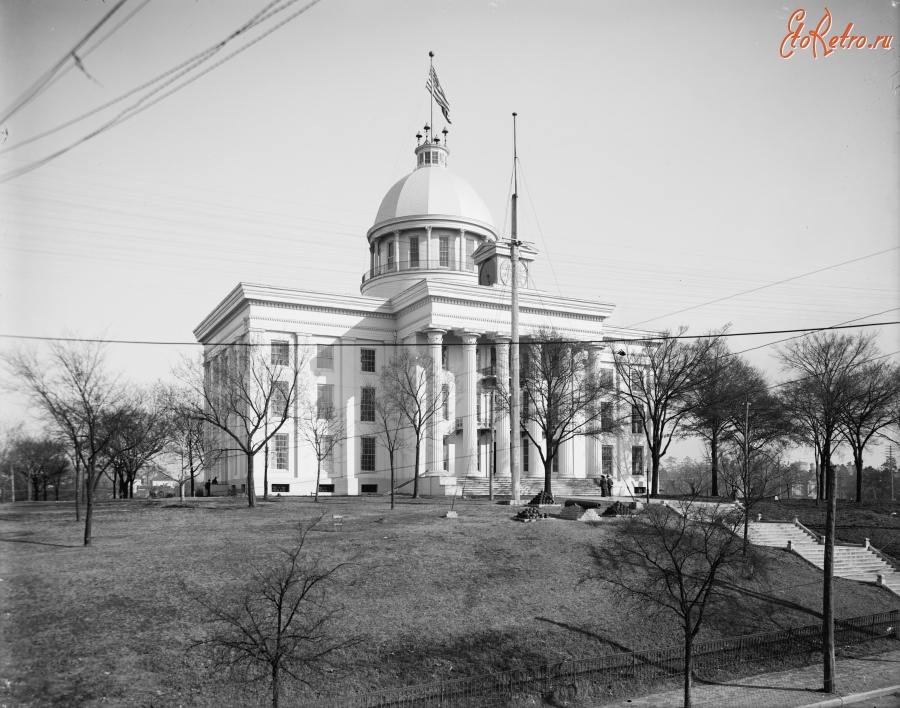 Монтгомери - Alabama Capitol Building in 1906b США , Алабама
