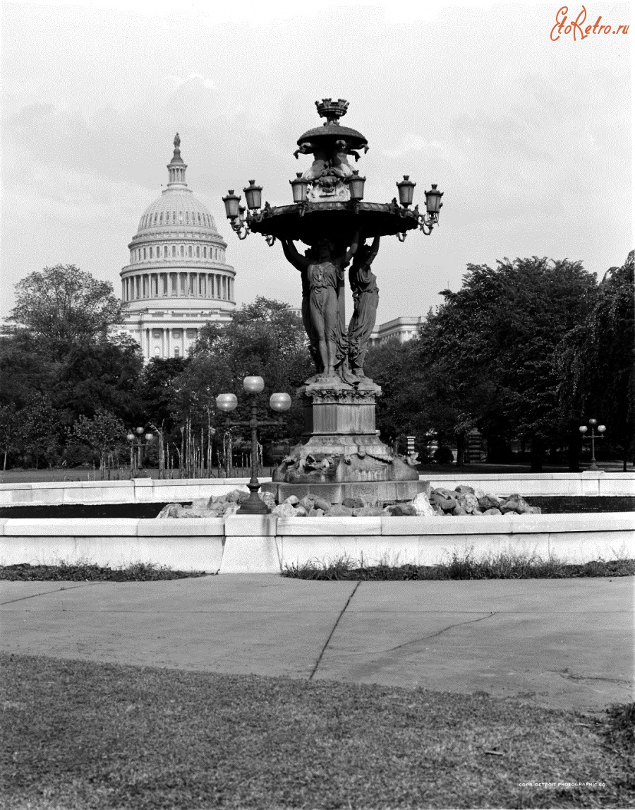 Вашингтон - Bartholdi Fountain, Washington, D.C. США , Вашингтон (округ Колумбия)