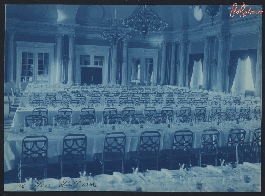 Вашингтон - Willard Hotel ballroom arranged for a banquet США , Вашингтон (округ Колумбия)