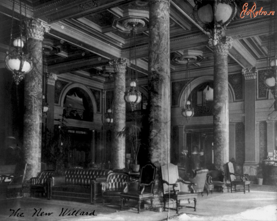 Вашингтон - The New Willard Hotel, Washington, D.C. - lobby США , Вашингтон (округ Колумбия)