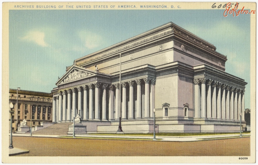 Вашингтон - Здание Государственного Архива США, Вашингтон
