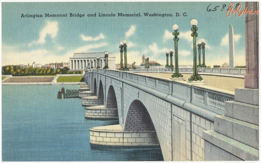Вашингтон - Арлингтонский мост и Мемориал Линкольна, Вашингтон