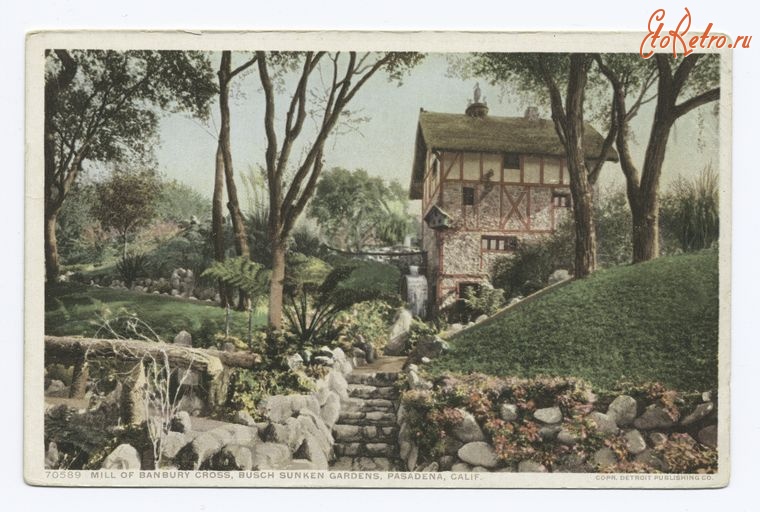 Штат Калифорния - Пасадена. Мельница Банбери Кросс, 1898-1931
