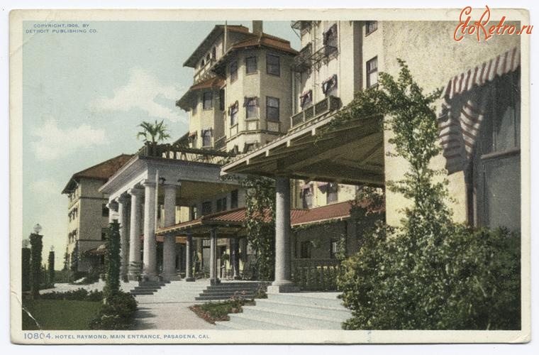 Штат Калифорния - Пасадена. Отель Мэриголд, 1898-1931