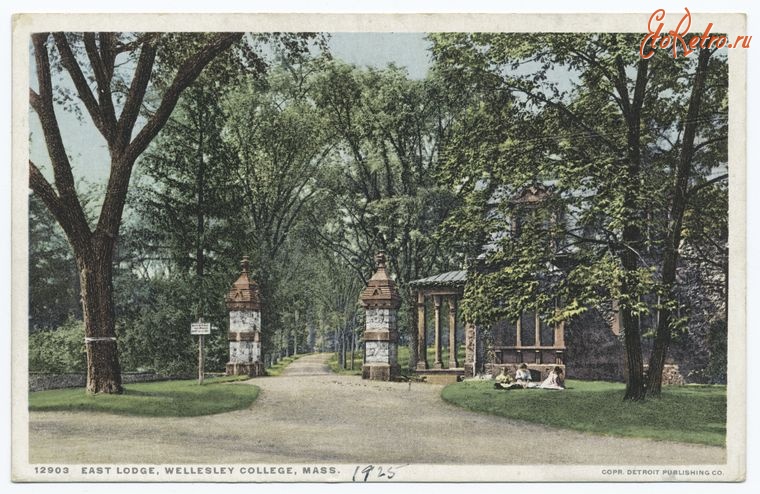 Штат Массачусетс - Уэлсли. Колледж Уэллсли, 1898