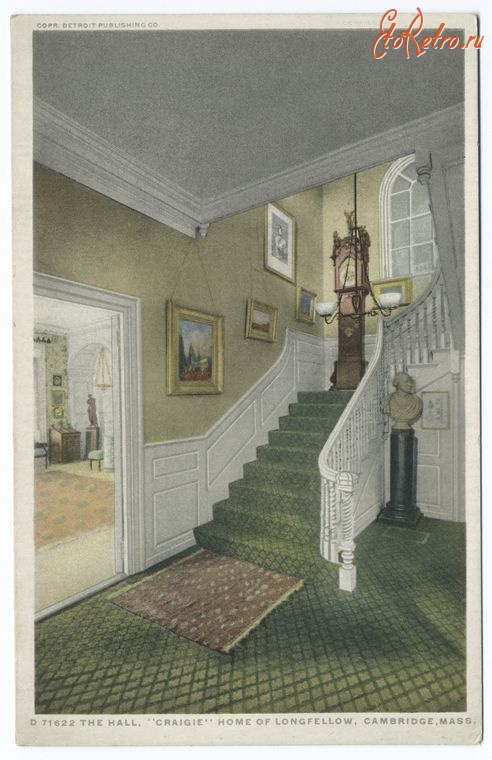 Штат Массачусетс - Кембридж. Крейги. Дом Лонгфелло, 1913-1918