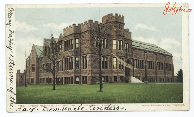 Штат Массачусетс - Холиок. Колледж Маунт-Холиок, 1903-1904