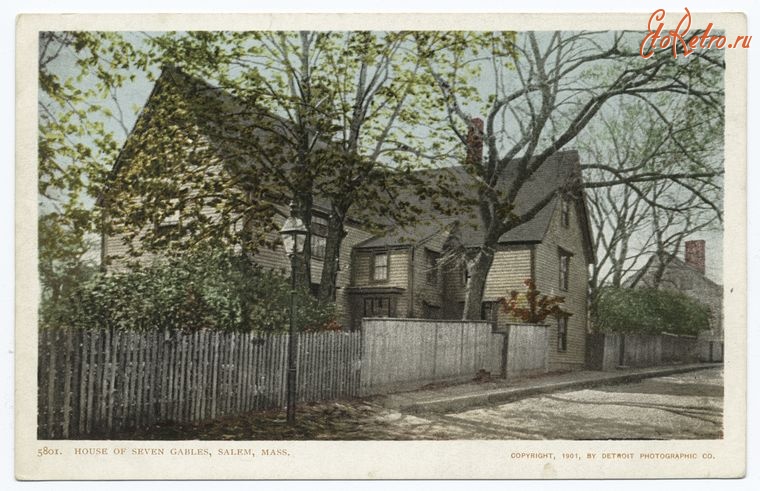 Штат Массачусетс - Салем. Дом семи фасадов, 1901