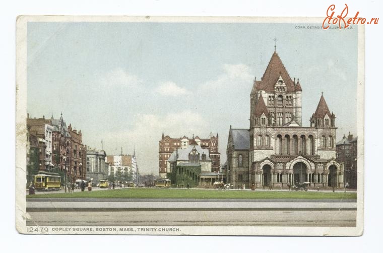 Бостон - Церковь Троицы, 1908