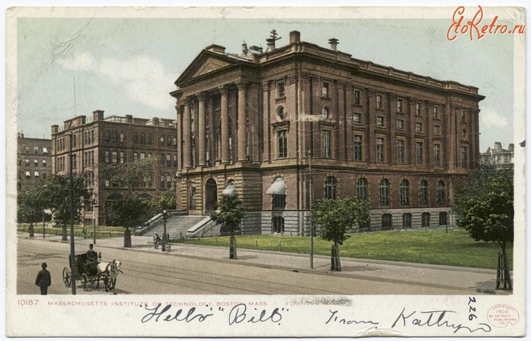 Бостон - Бостон. Массачусетский Технологический Институт, 1908