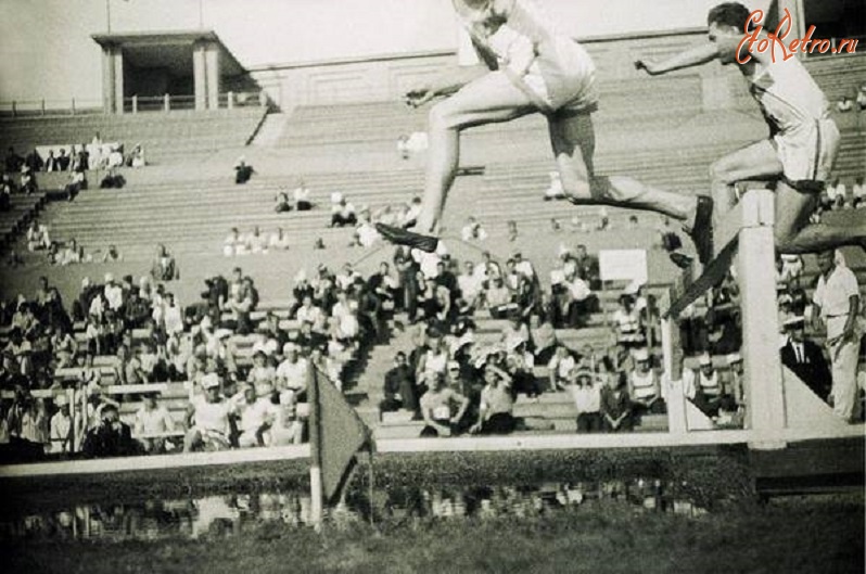 Спорт - Бег с препятствиями. СССР, 1938 г.