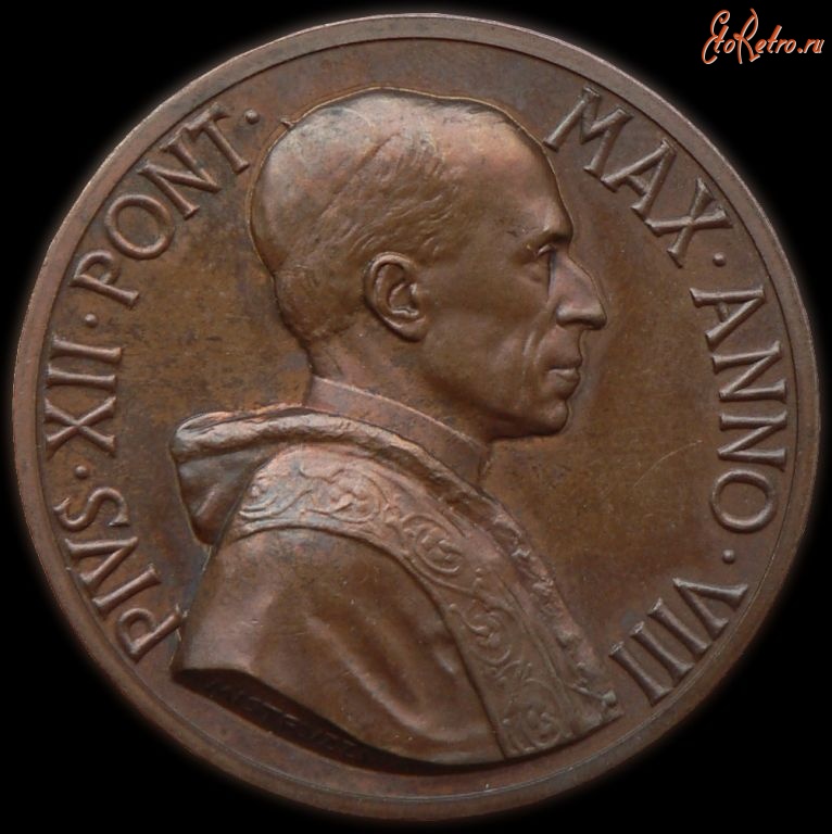 Медали, ордена, значки - Пий XII, медаль anno VIII (1946) – избрание кардиналов