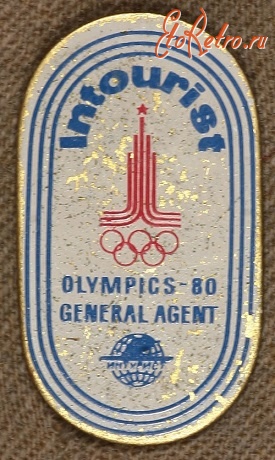 Медали, ордена, значки - Знак Генерального Агента XXII Олимпиады 