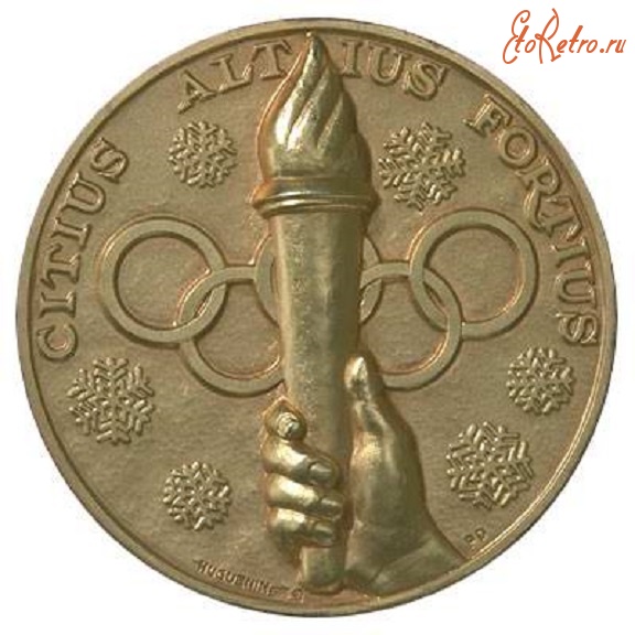 Медали, ордена, значки - Олимпийские наградные медали. V Олимпийские зимние игры 1948 года в Сент-Морице (Швейцария) 30 января – 8 февраля