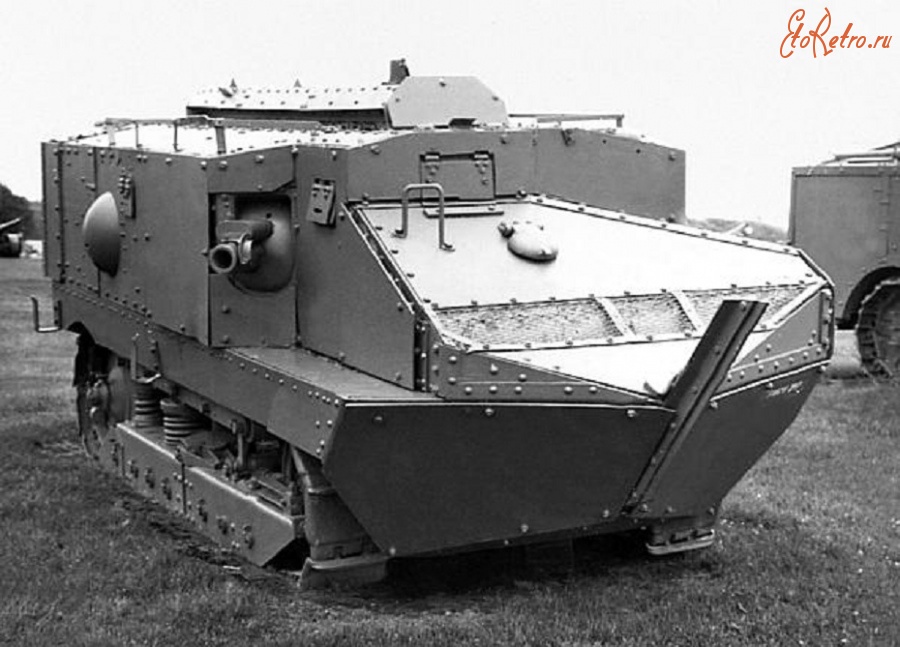 Военная техника - Французский танк «Шнейдер», 1916 год