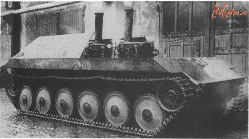 Военная техника - Паровой артиллерийский тягач Skoda SK-13
