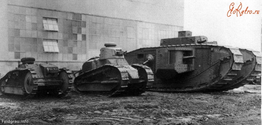 Военная техника - Американские танки Ford М1918,М1917,MkVIII