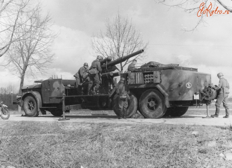 Военная техника - Vomag 7 OR 660 mit 8,8cm Flak