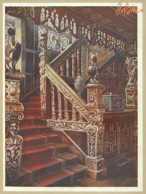 Предметы быта - История мебели. Лестницы. Англия