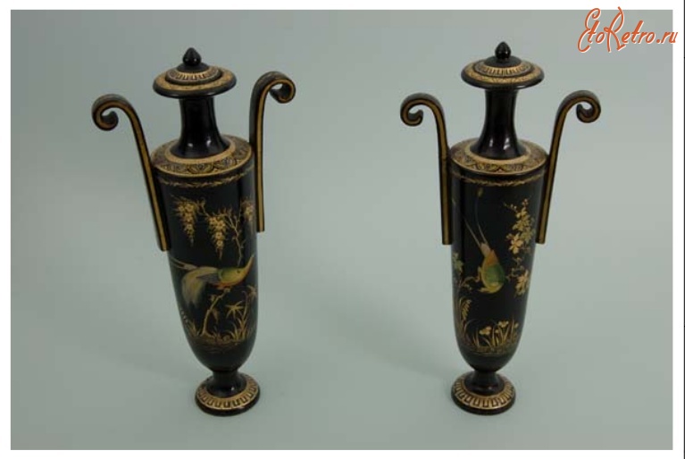 Предметы быта - Классические вазы с  лаковой росписью