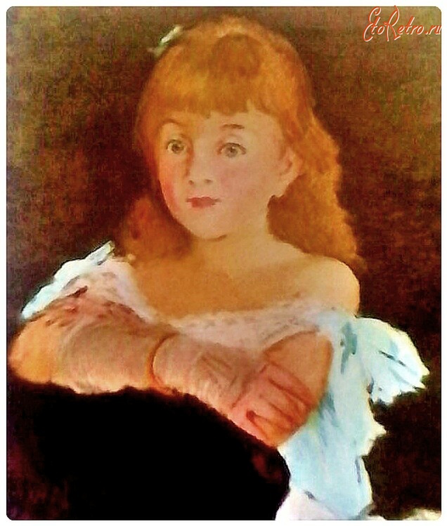 Картины - Портрет Лины Кампеноню. 1878