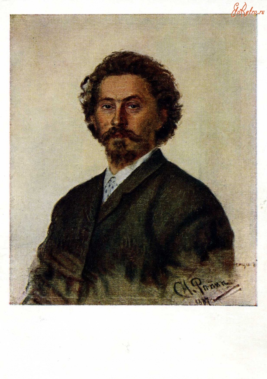 Картины - И.Е.Репин. Автопортрет. 1887 г.
