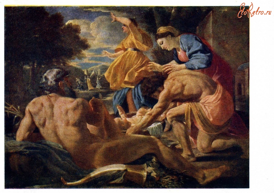 Картины - Никола Пуссен ( 1594 - 1665 ). Нахождение Моисея.