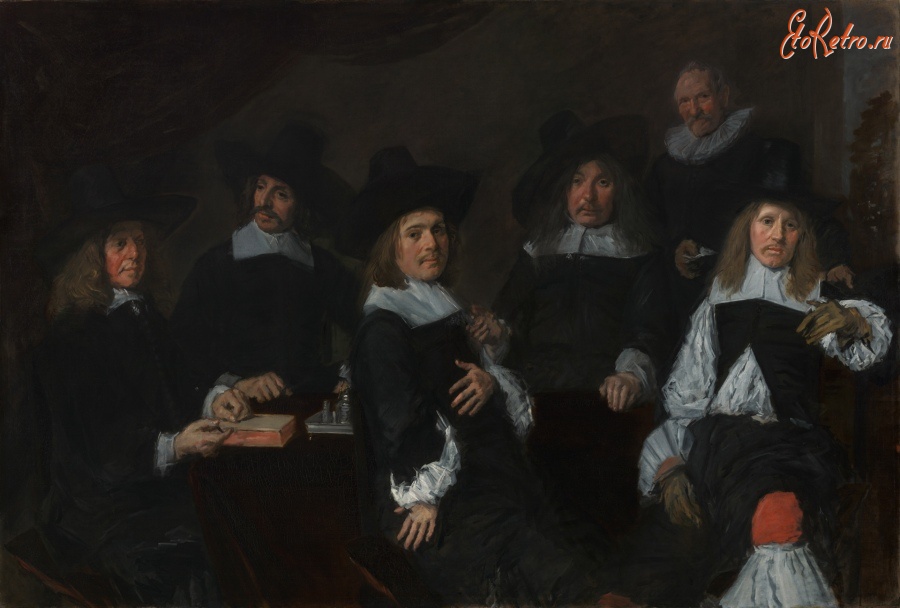 Картины - Музей Франса Хальса в Гарлеме. Регенты богадельни. 1664