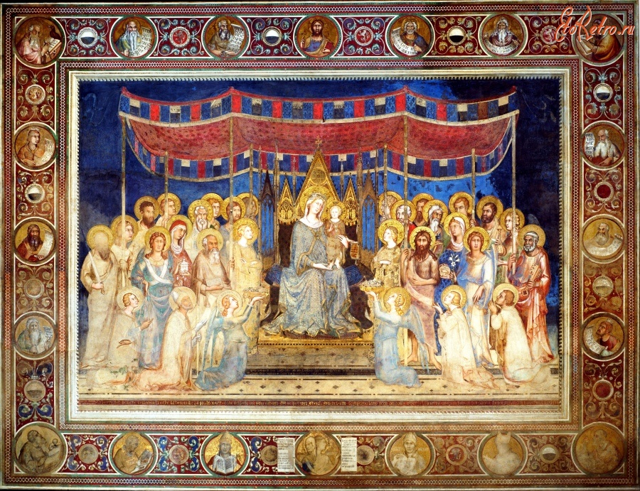 Картины - Мадонна с ангелами и святыми (Маэста) .1315
