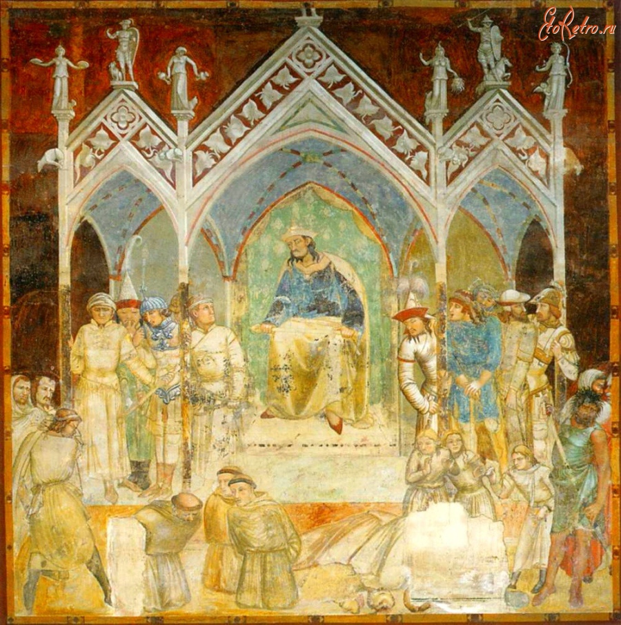 Картины - Мученичество францисканцев в Суете. 1324-1327