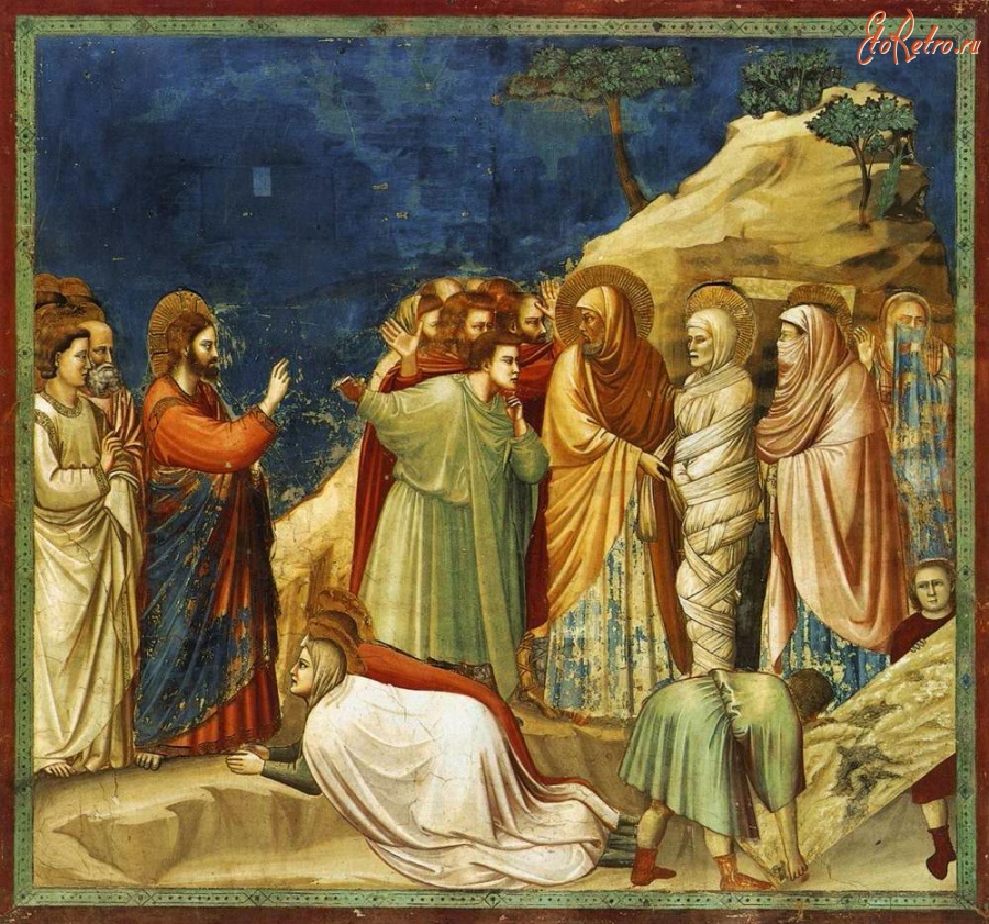 Картины - Воскрешение Лазаря. 1304-1306