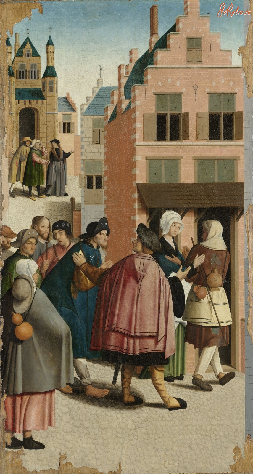 Картины - Мастер Ван Апельдорн. Семь дней милосердия. Фрагмент 5, 1504
